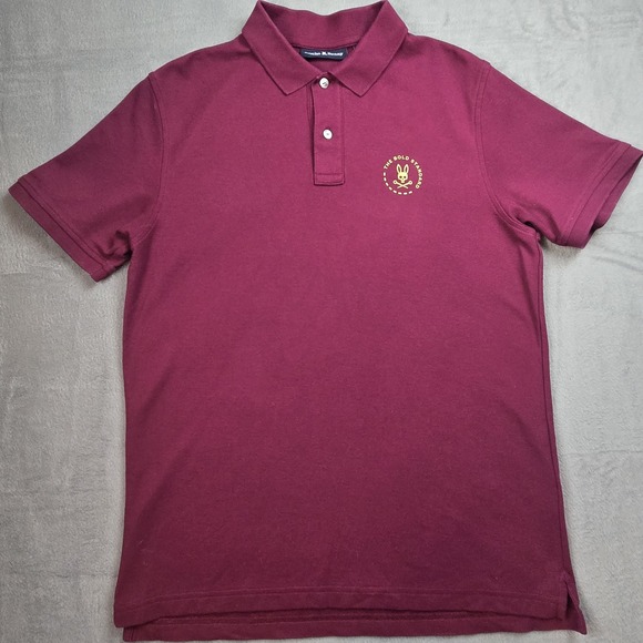 Psycho Bunny Bold Standard 100% Pima Cotton Preppy Mens Size 5 Polo Shirt - Picture 1 of 10